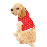 Red and Pink Sea Turtle Pet Hoodie