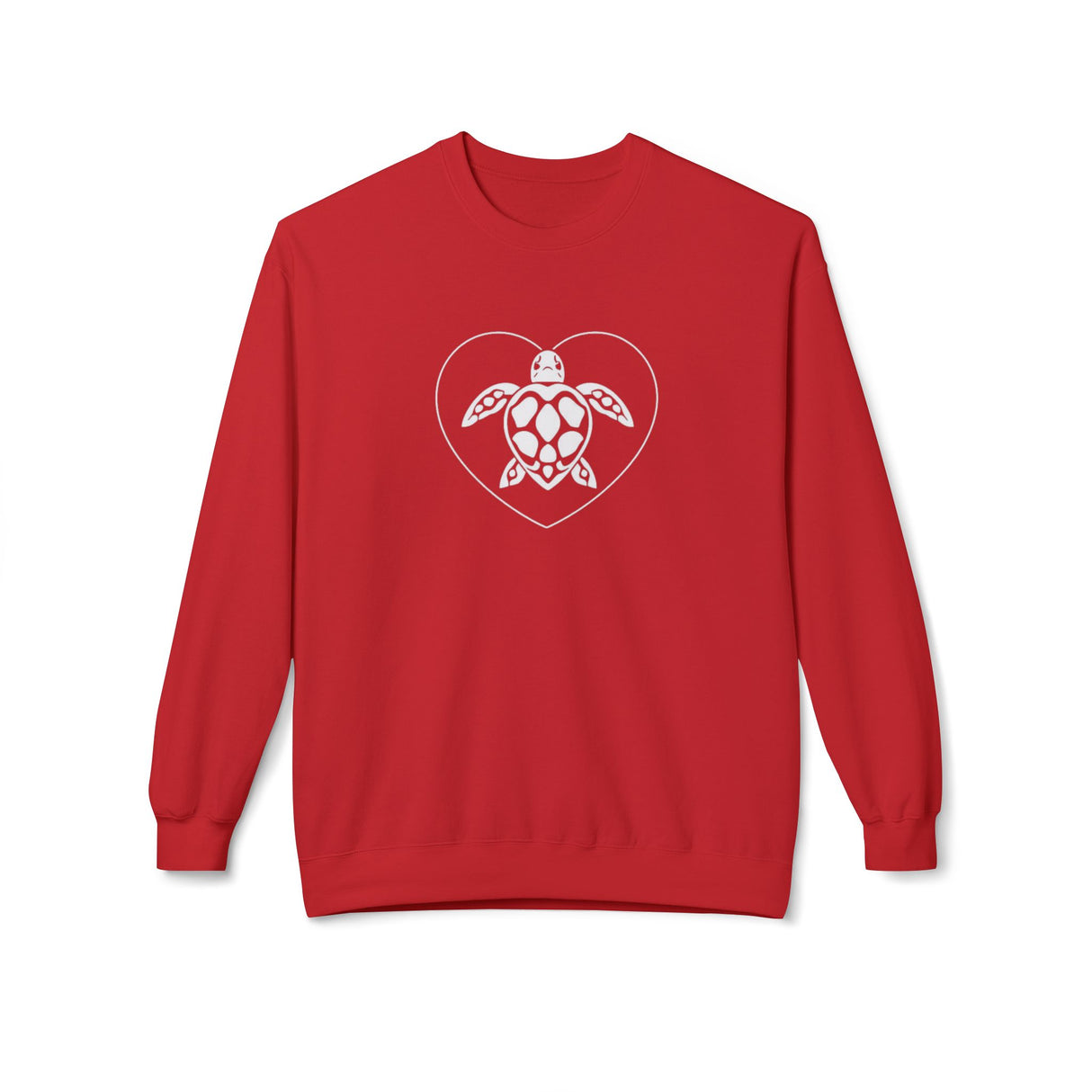White Heart Sea Turtle Sweatshirt - 7 colors