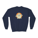 Navigator Sea Turtle Graphic Youth Crewneck Sweatshirt