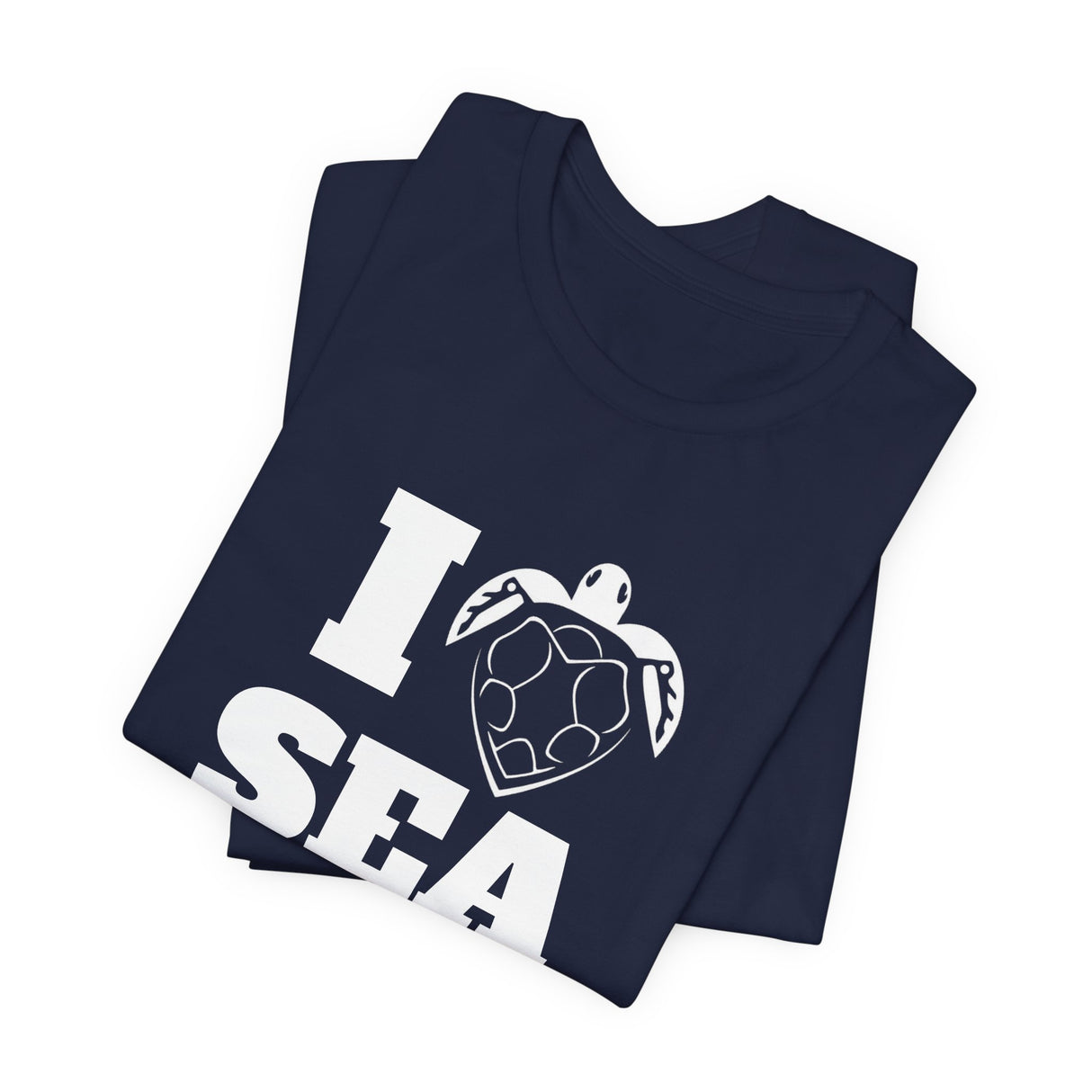 I Heart Sea Turtles White Ink Graphic Tee - 7 Colors