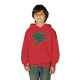 Youth Gliding Green Sea Turtle Hoodie - 4 Colors