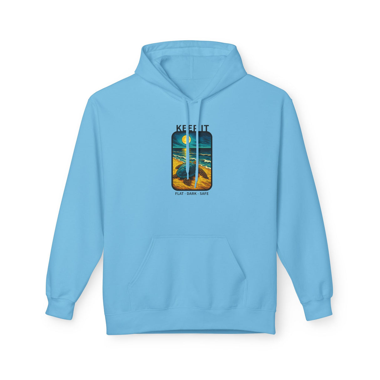 Keep It Flat Dark Safe Sea Turtle Hoodie - 7 Colors