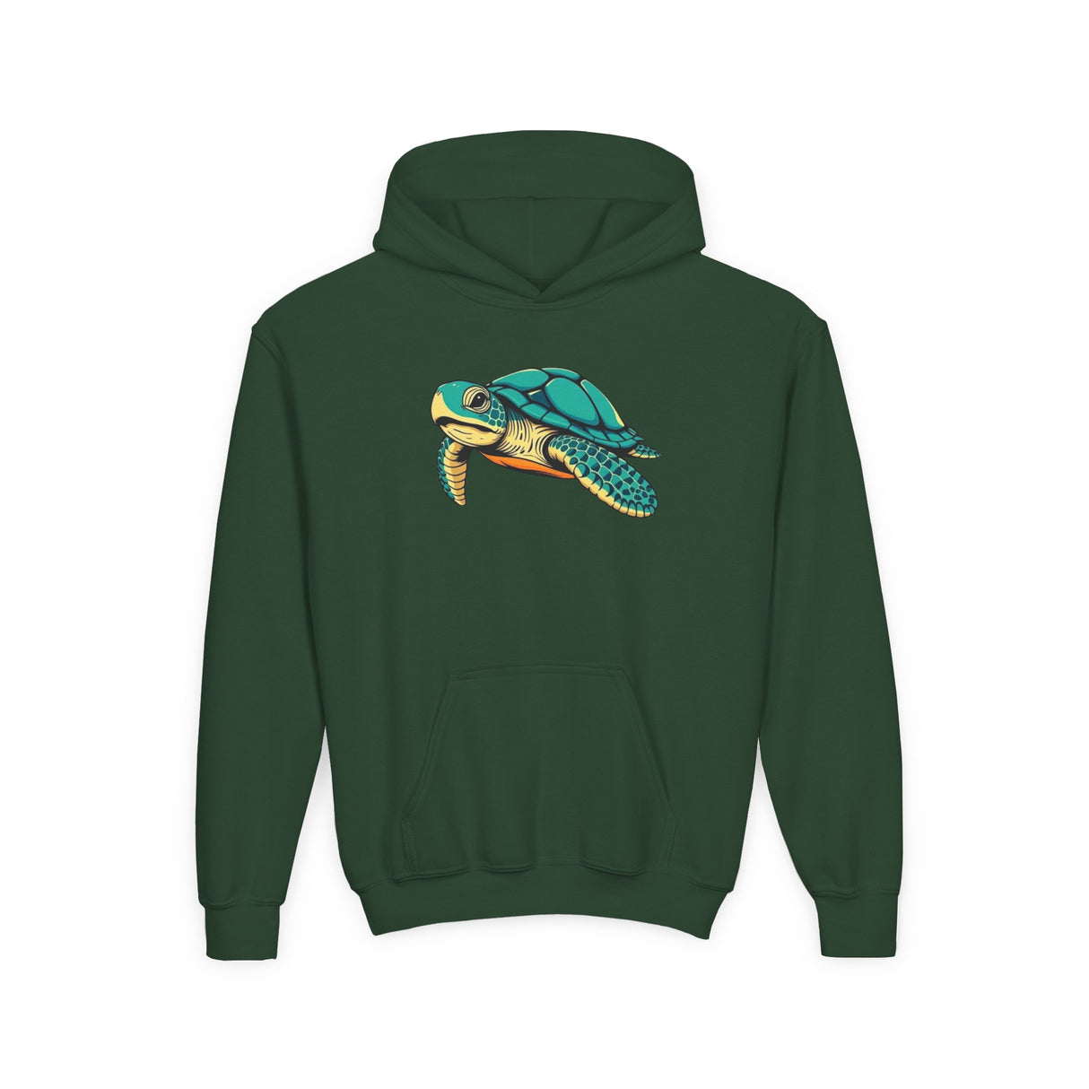 Youth Teal Sea Turtle Hoodie - 6 Colors