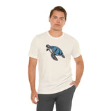 Blue Comic Print Sea Turtle Graphic Tee - 7 Colors