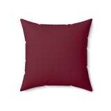 Red Turtle Pattern Faux Suede Pillow, Coastal Home Decor, Boho Accent Cushion, Beach House Accent, Sea Turtle Decor