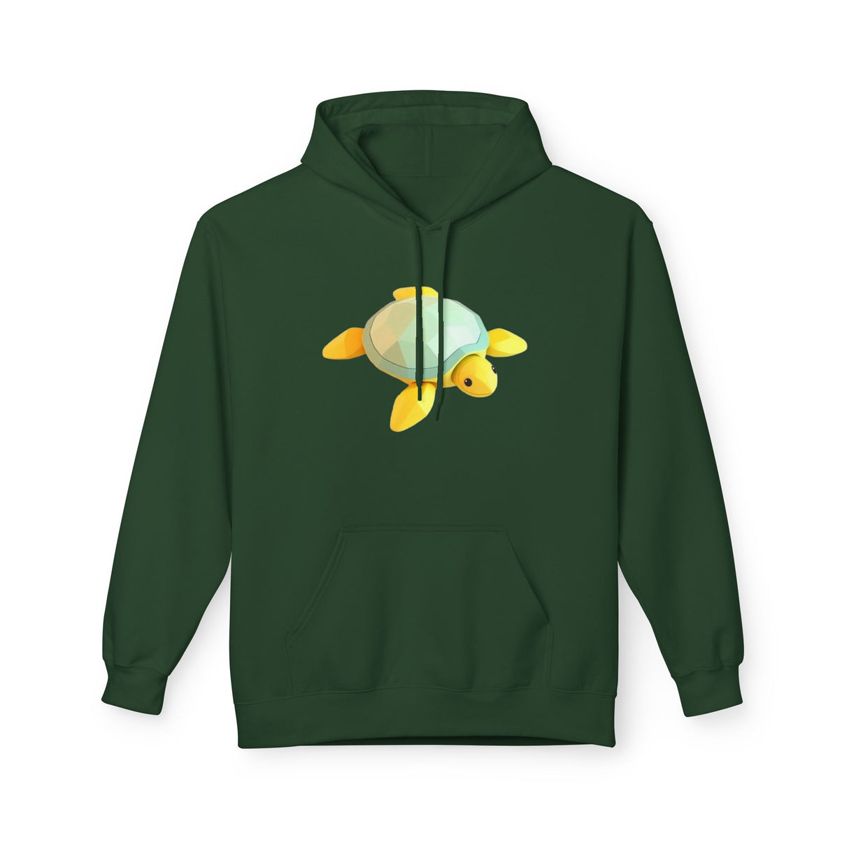 Digi-Block Baby Sea Turtle Hoodie - Comfy Unisex Fleece Sweatshirt - 5 Colors