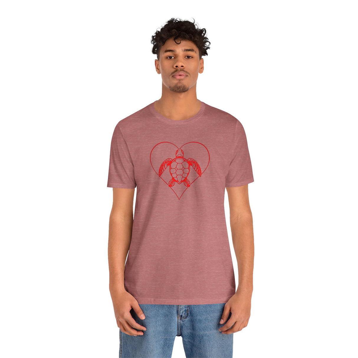 Red Heart Sea Turtle Graphic Tee - 8 Colors