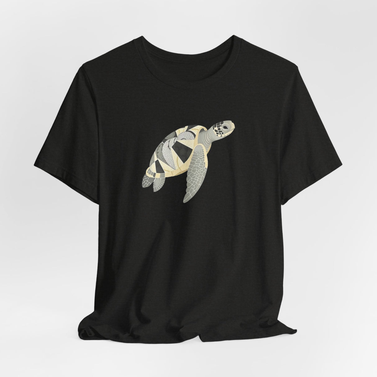 White and Gray Collage Sea Turtle Tee - 6 colors