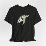 White and Gray Collage Sea Turtle Tee - 6 colors