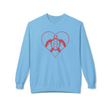 Red Heart Sea Turtle Sweatshirt - 6 colors