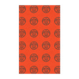 Orange Tropical Sea Turtle Tea Towels - Cotton Twill, Ideal for Home, Kitchen Decor, Beachy Kitchen, Sea Turtle Lovers