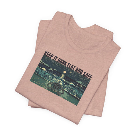 Keep It Dark Flat Safe Ink Art Sea Turtle Tee - 6 Colors Light