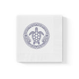 Purple Tropical SeaTurtle-Themed Cocktail Napkins