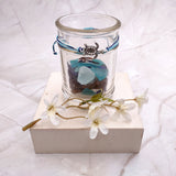Sea Turtle Charm Bracelet Dark and Light Blue White Cord (approx. 5-7+ inches AROUND) Navy and Baby Blue Sea Turtle String Bracelet to gift!