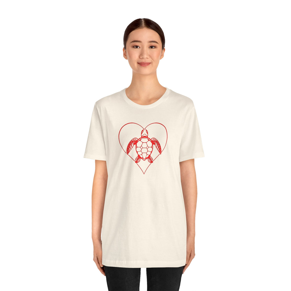 Red Heart Sea Turtle Graphic Tee - 8 Colors
