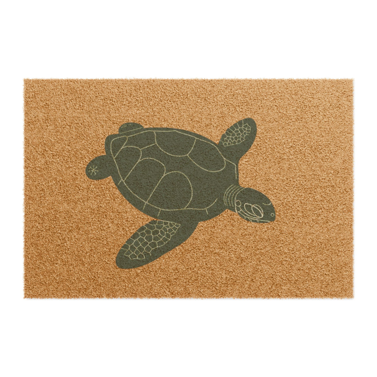 Gliding Sea Turtle Doormat