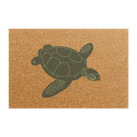 Gliding Sea Turtle Doormat