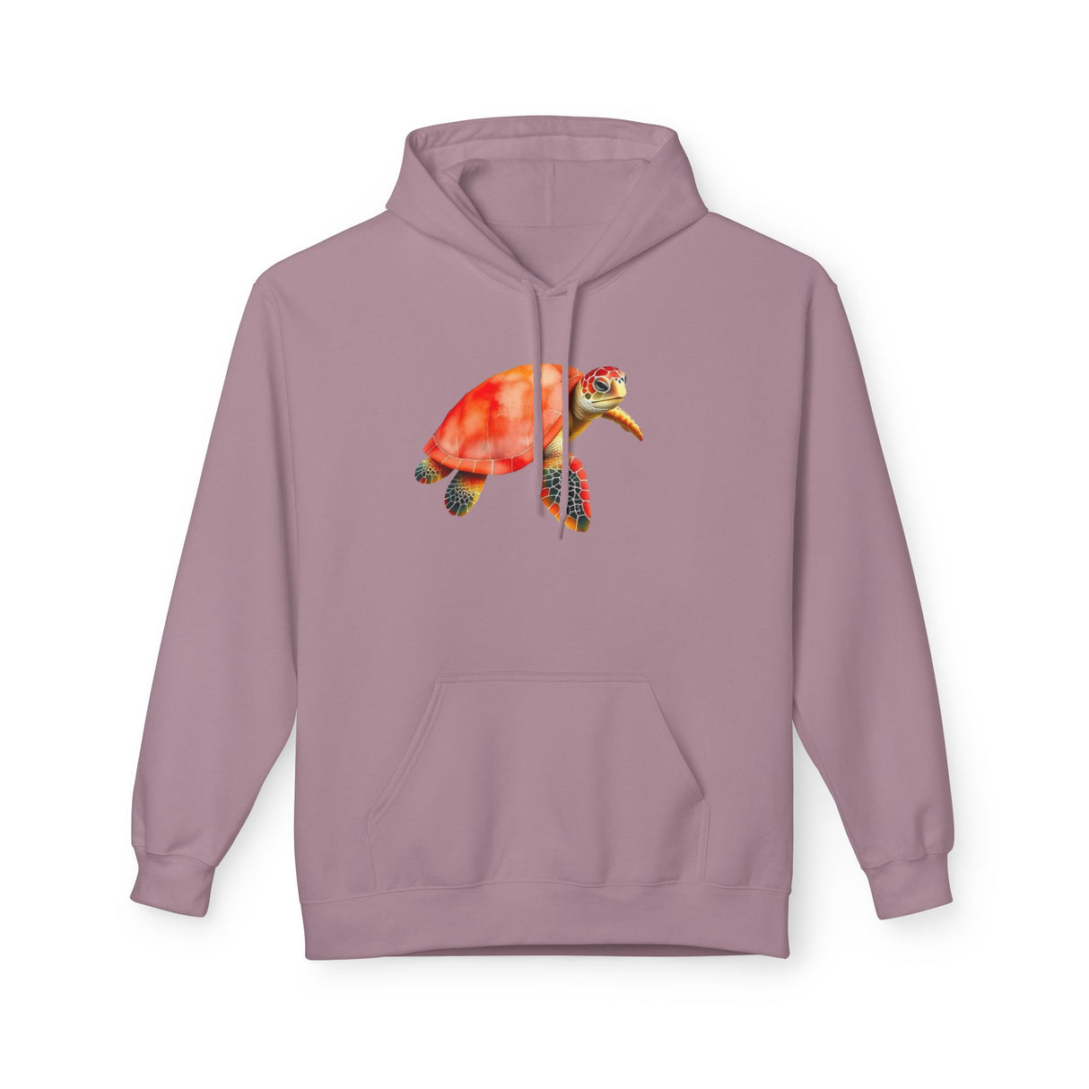 Surreal Red Sea Turtle Hoodie - Comfy Sweatshirt - 6 Colors