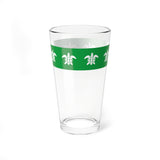 Green Color Sripe Sea Turtle 16oz Drinkware