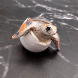 Sea Turtle Egg Hatchling Red Shell (1 sea turtle approx. 2+ inches) Red Painted Resin Baby Sea Turtle Egg Figure for coastal home décor!
