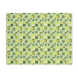Light Green and Yellow Abstract Sea Turtle Pattern Placemat