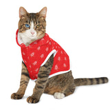 Red and Pink Sea Turtle Pet Hoodie