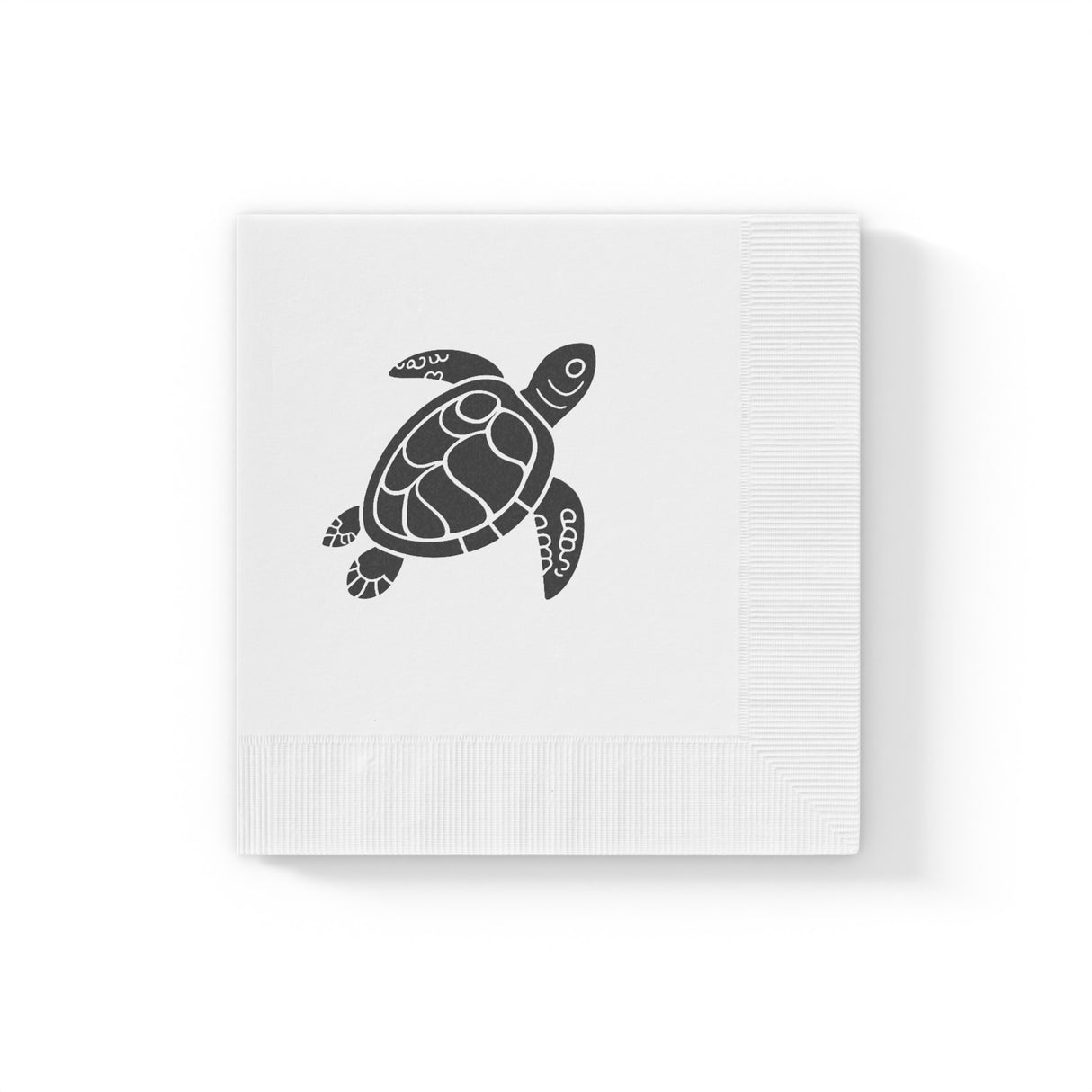 Black Island SeaTurtle-Themed Cocktail Napkins