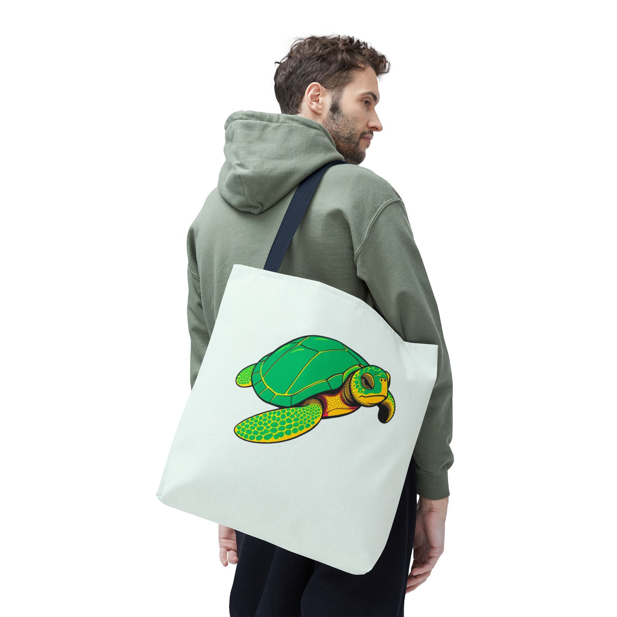 Comic Art Sea Turtle Tote Bag - 3 sizes