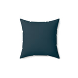 Blue Turtle Boho Sea Turtle Pillow, Faux Suede Pillow, Coastal Home Decor, Boho Accent Cushion, Beach House Accent, Sea Turtle Decor