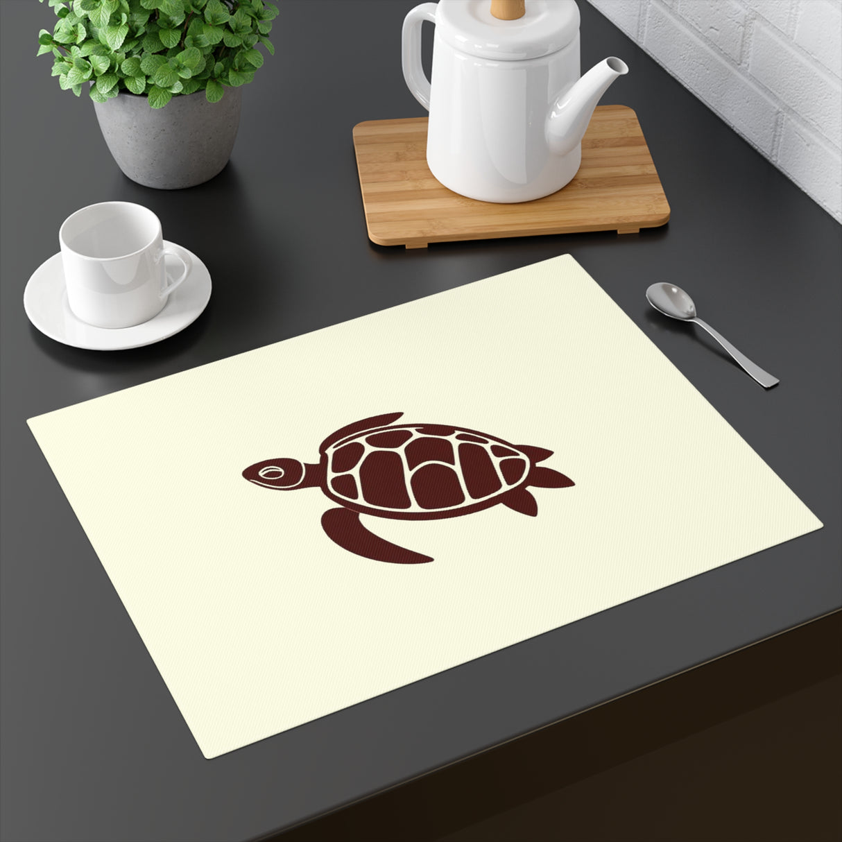 Brown Sea Turtle Placemat
