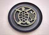 Sea Turtle Trivet Cast Iron Green Gold Weathered Hot Pad (1 trivet approx. 7 inches) Green Sea Turtle Pair Trivet for coastal dining table!