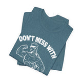 Don't Mess With Sea Turtles White  Ink Graphic Tee - 4 Colors