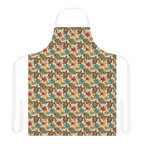 Tropical Sea Turtle Apron - Colorful Kitchen Gift