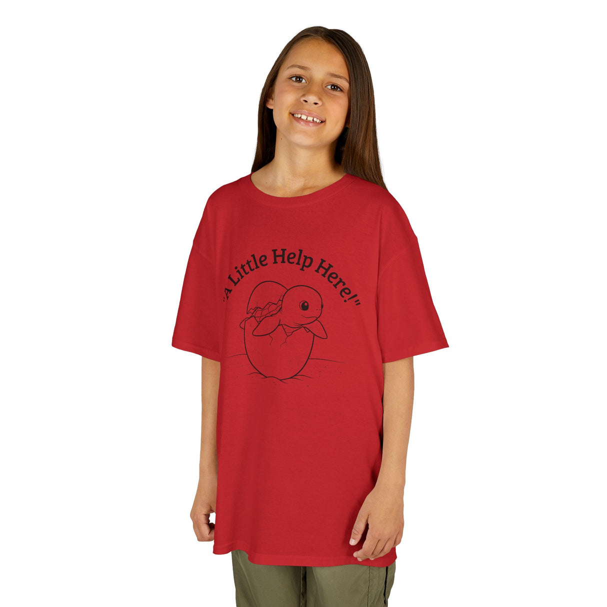 Kids Cute Baby Sea Turtle Hatching Cartoon Tee, Kids T-Shirt, Sea Turtle Apparel, Animal Lover Shirt, Children's Clothing