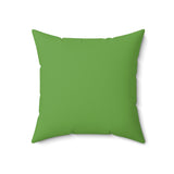Green Tiki Art Sea Turtle Faux Suede Pillow - 4 sizes