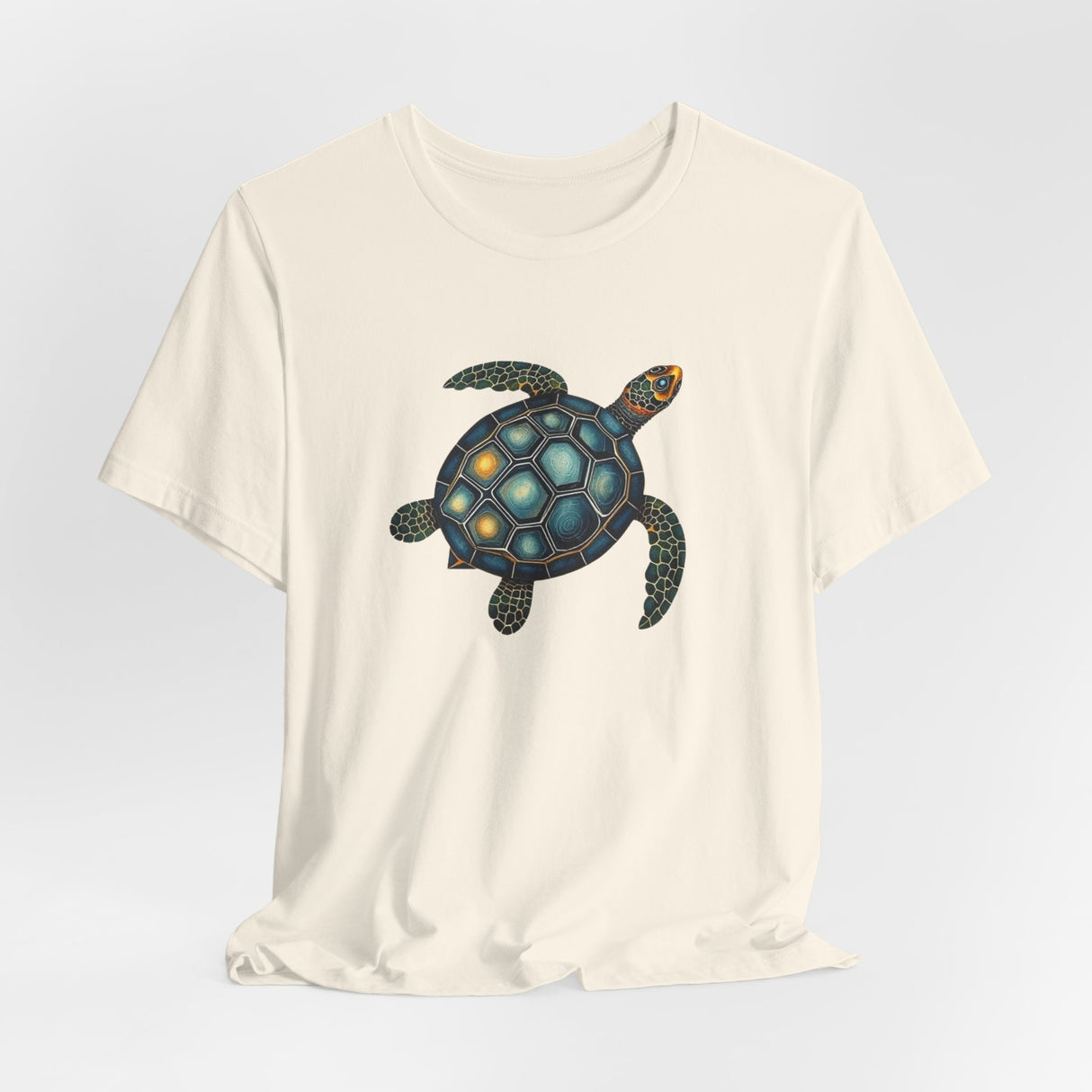 Oil Paint Green and Blue Sea Turtle Graphic Tee - 6 Colors