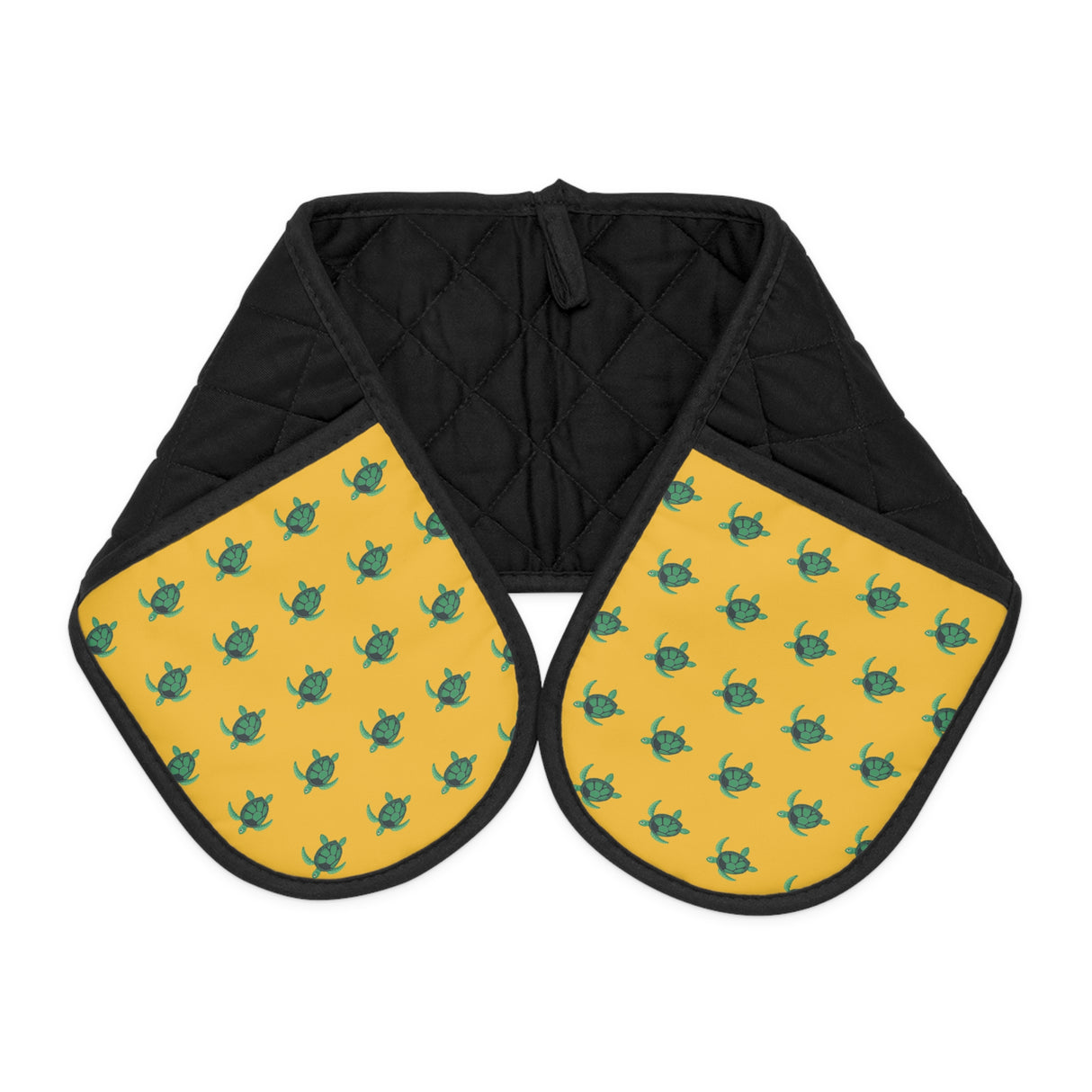 Yellow Sea Turtle Oven Mitt | Fun Cooking Gifts, Kitchen Accessories, Modern Designed, Unique Gift for Home Cooks, Floral Pattern