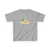 Kids Cute Baby Sea Turtle Sand Castle Cartoon Tee - 8 colors
