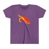 Red and Yellow Sea Turtle Youth Tee - 6 colors