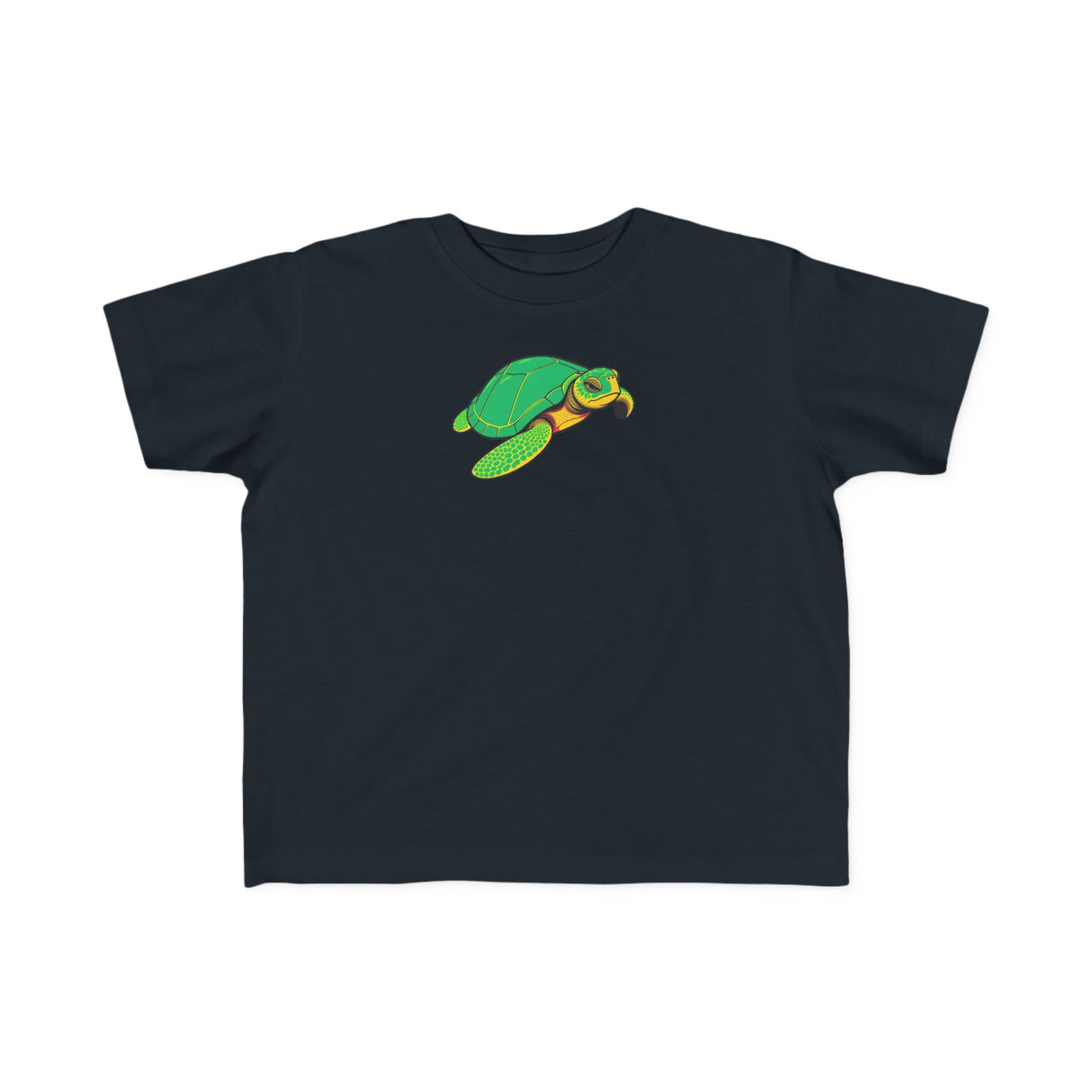 Toddler Cartoon Sea Turtle Tee - 10 colors
