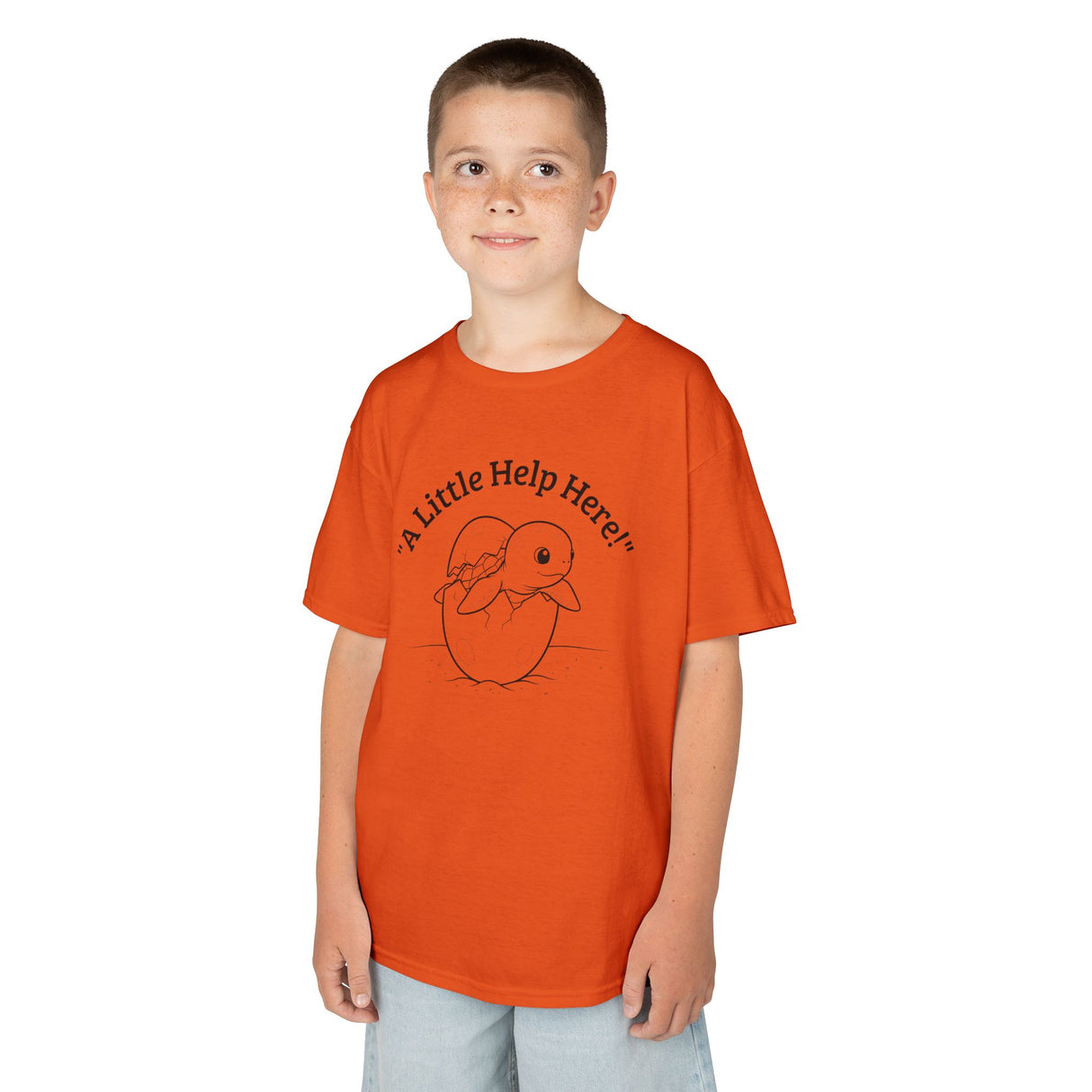 Kids Cute Baby Sea Turtle Hatching Cartoon Tee, Kids T-Shirt, Sea Turtle Apparel, Animal Lover Shirt, Children's Clothing
