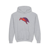 Youth Purple and Orange Sea Turtle Hoodie - 4 Colors