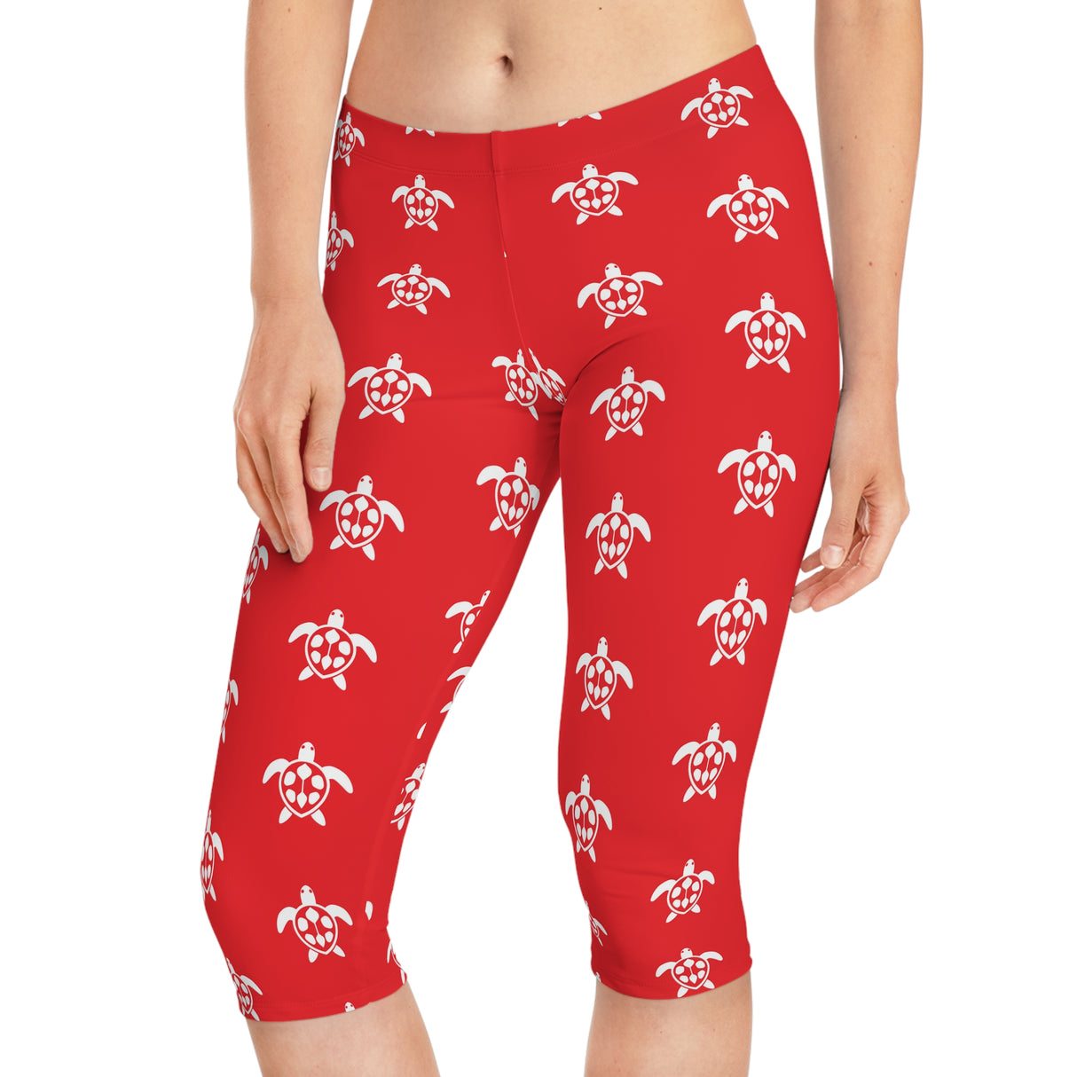 Red Sea Turtle Capri Leggings