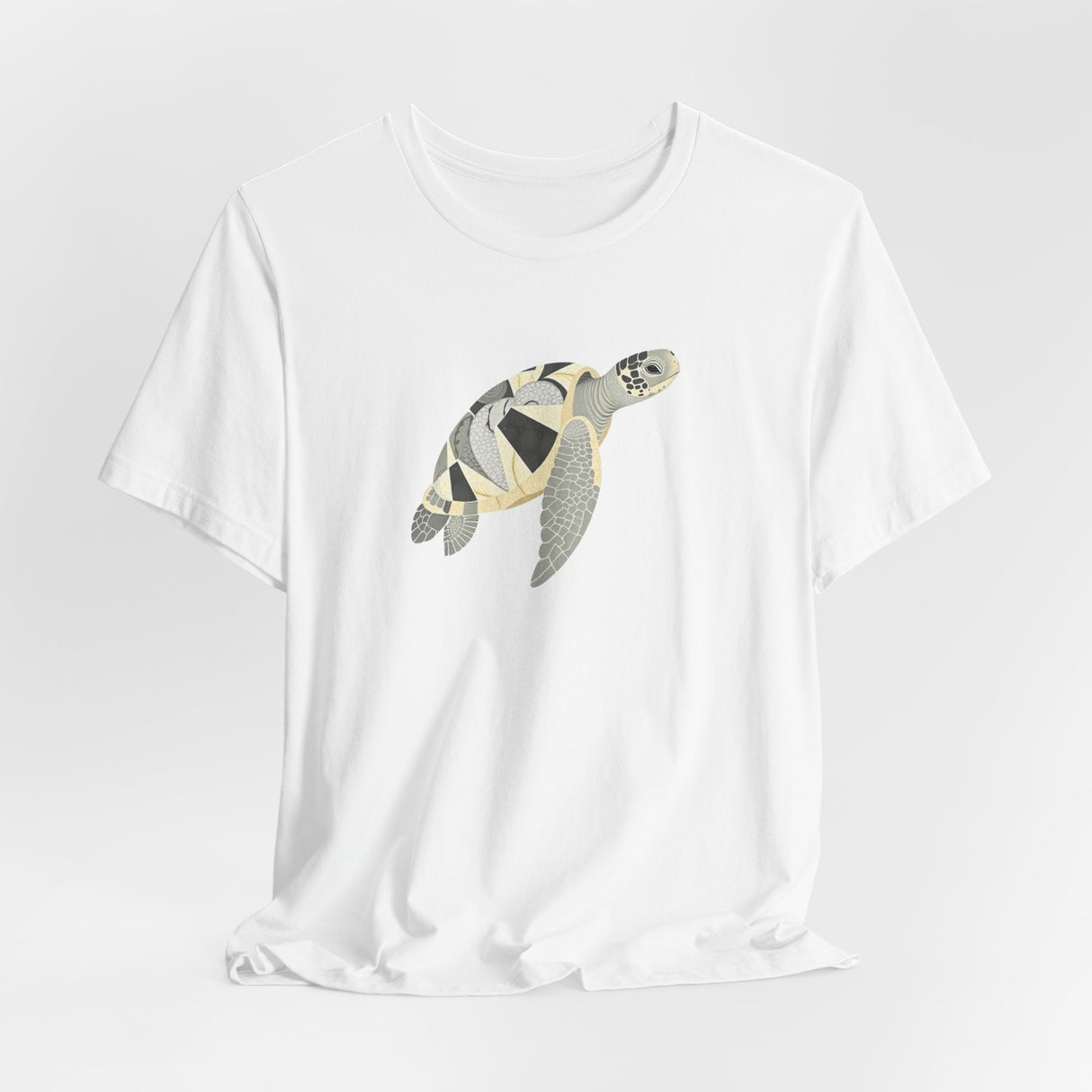 White and Gray Collage Sea Turtle Tee - 6 colors