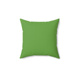 Green Tiki Art Sea Turtle Faux Suede Pillow - 4 sizes