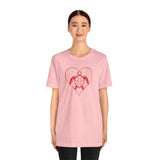 Red Heart Sea Turtle Graphic Tee - 8 Colors