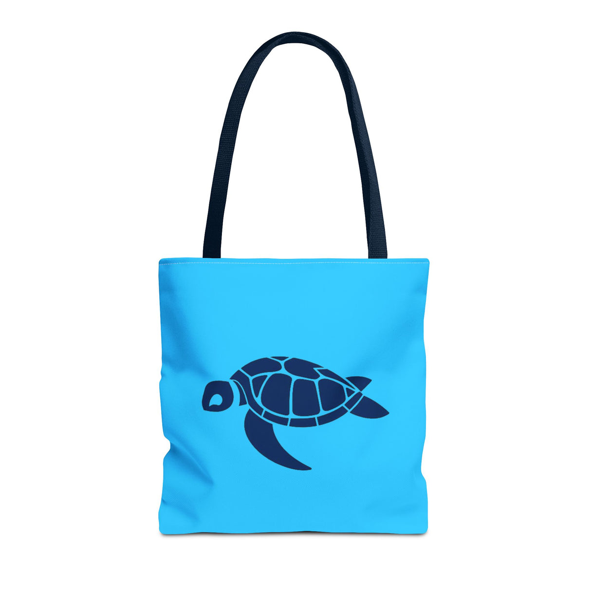 Blue Sea Turtle Icon Tote Bag - 3 sizes