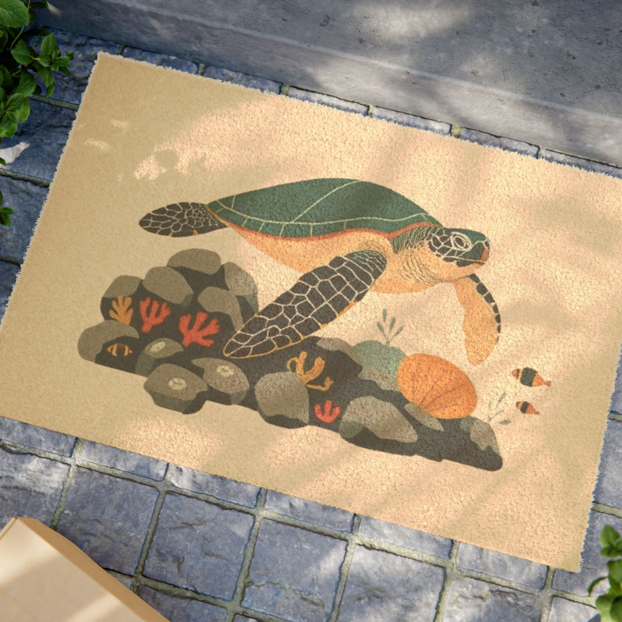 Floating Sea Turtle Doormat
