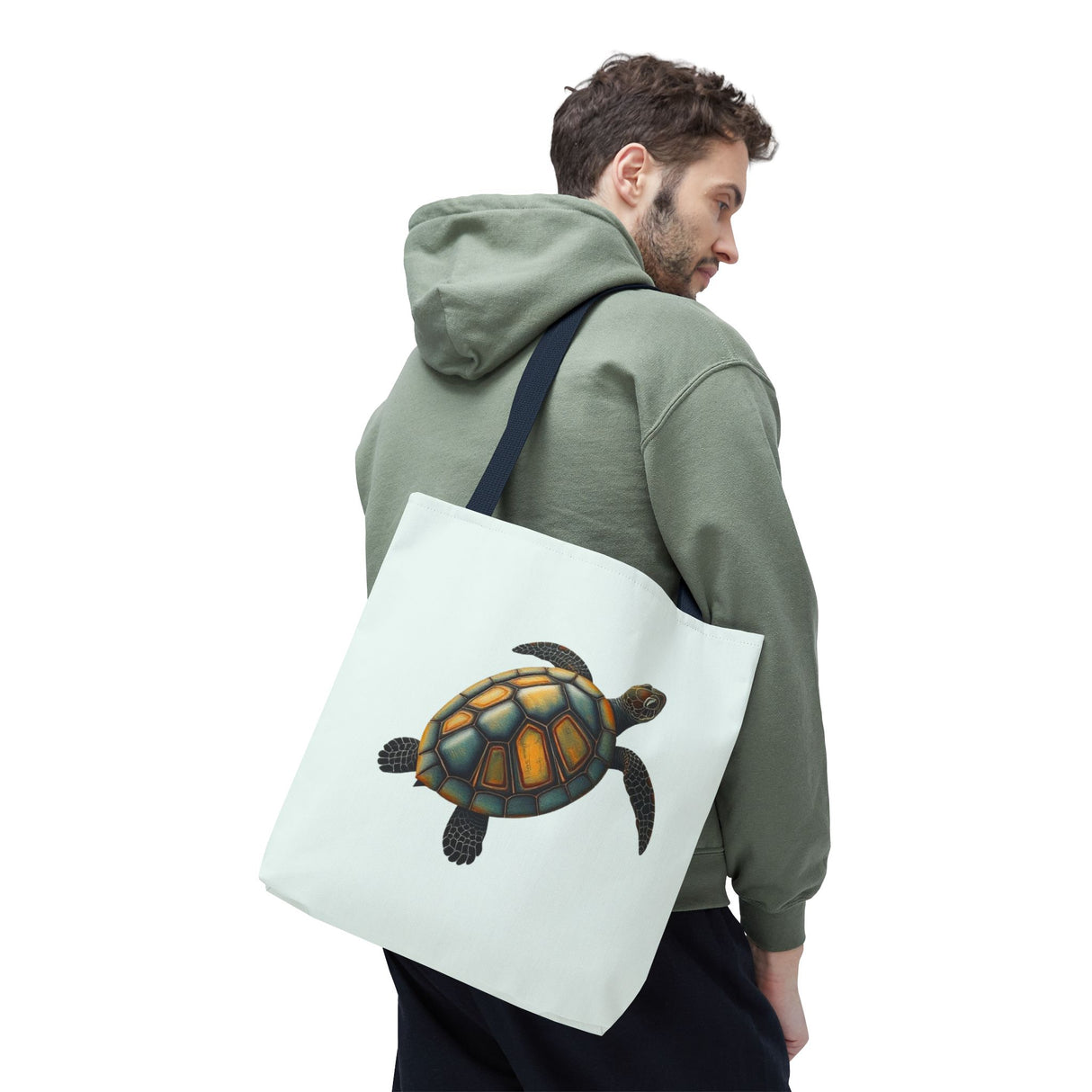 Oil Art Sea Turtle Tote Bag - 3 sizes