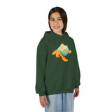 Youth Orange and Teal Sea Turtle Hoodie - 6 Colors